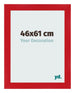 Bilderrahmen 46x61cm Rot MDF Pisa Vorne Messe | Yourdecoration.at