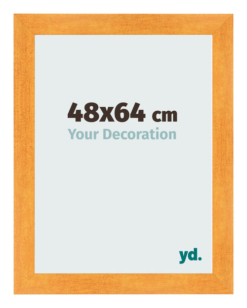 Bilderrahmen 48x64cm Orange MDF Pisa Vorne Messe | Yourdecoration.at