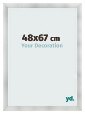 Bilderrahmen 48x67cm Aluminium Gebürstet MDF Pisa Vorne Messe | Yourdecoration.at