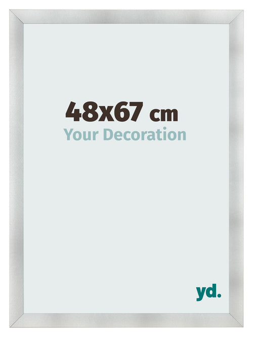 Bilderrahmen 48x67cm Aluminium Gebürstet MDF Pisa Vorne Messe | Yourdecoration.at