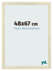 Bilderrahmen 48x67cm Sonoma Eiche MDF Pisa Vorne Messe | Yourdecoration.at