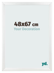 Bilderrahmen 48x67cm Weiß Vintage MDF Pisa Vorne Messe | Yourdecoration.at