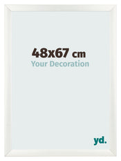 Bilderrahmen 48x67cm Weiß Vintage MDF Pisa Vorne Messe | Yourdecoration.at