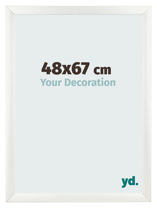 Bilderrahmen 48x67cm Weiß Vintage MDF Pisa Vorne Messe | Yourdecoration.at