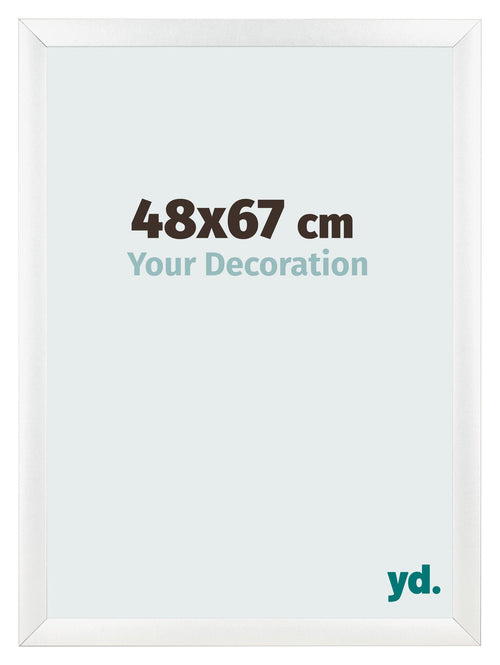 Bilderrahmen 48x67cm Weiß Vintage MDF Pisa Vorne Messe | Yourdecoration.at