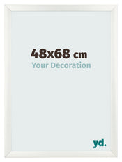 Bilderrahmen 48x68cm Weiß Vintage MDF Pisa Vorne Messe | Yourdecoration.at