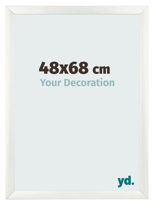 Bilderrahmen 48x68cm Weiß Vintage MDF Pisa Vorne Messe | Yourdecoration.at