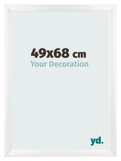 Bilderrahmen 49x68cm Weiß Vintage MDF Pisa Vorne Messe | Yourdecoration.at