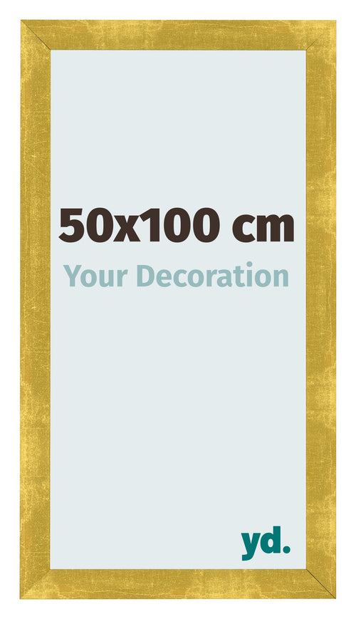 Bilderrahmen 50x100cm Gold Vintage MDF Pisa Vorne Messe | Yourdecoration.at