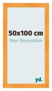 Bilderrahmen 50x100cm Orange MDF Pisa Vorne Messe | Yourdecoration.at