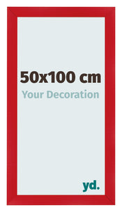 Bilderrahmen 50x100cm Rot MDF Pisa Vorne Messe | Yourdecoration.at