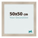 Bilderrahmen 50x50cm Eiche Rustikal MDF Pisa Vorne Messe | Yourdecoration.at