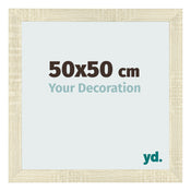 Bilderrahmen 50x50cm Sonoma Eiche MDF Pisa Vorne Messe | Yourdecoration.at