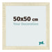 Bilderrahmen 50x50cm Sonoma Eiche MDF Pisa Vorne Messe | Yourdecoration.at