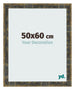 Bilderrahmen 50x60cm Blau Gold Meliert MDF Pisa Vorne Messe | Yourdecoration.at
