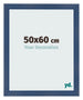 Bilderrahmen 50x60cm Dunkelblau Gewischt MDF Pisa Vorne Messe | Yourdecoration.at