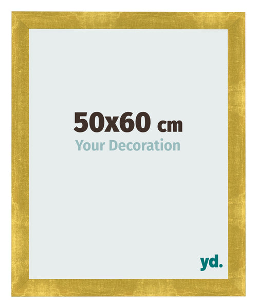 Bilderrahmen 50x60cm Gold Vintage MDF Pisa Vorne Messe | Yourdecoration.at