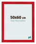 Bilderrahmen 50x60cm Rot MDF Pisa Vorne Messe | Yourdecoration.at