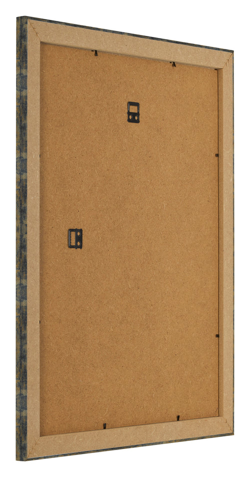 Bilderrahmen 50x65cm Blau Gold Meliert MDF Pisa Ruckseite Schrag | Yourdecoration.at