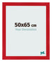 Bilderrahmen 50x65cm Rot MDF Pisa Vorne Messe | Yourdecoration.at