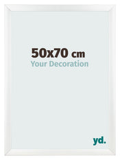 Bilderrahmen 50x70cm Weiß Vintage MDF Pisa Vorne Messe | Yourdecoration.at