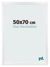 Bilderrahmen 50x70cm Weiß Vintage MDF Pisa Vorne Messe | Yourdecoration.at