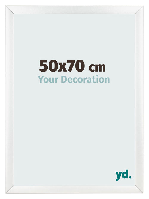 Bilderrahmen 50x70cm Weiß Vintage MDF Pisa Vorne Messe | Yourdecoration.at