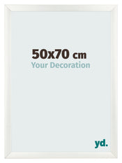 Bilderrahmen 50x70cm Weiß Vintage MDF Pisa Vorne Messe | Yourdecoration.at