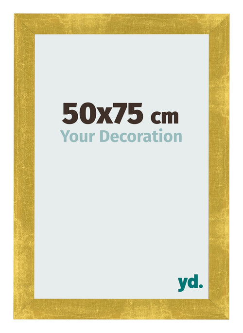 Bilderrahmen 50x75cm Gold Vintage MDF Pisa Vorne Messe | Yourdecoration.at