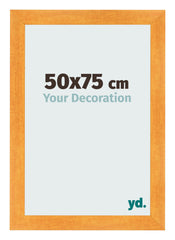 Bilderrahmen 50x75cm Orange MDF Pisa Vorne Messe | Yourdecoration.at