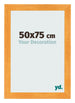 Bilderrahmen 50x75cm Orange MDF Pisa Vorne Messe | Yourdecoration.at