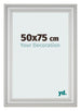 Bilderrahmen 50x75cm Silber Matt MDF Lazio Vorne Messe | Yourdecoration.at