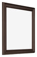Bilderrahmen 55x55cm Eiche Dunkel MDF Lazio Vorne Schrag | Yourdecoration.at