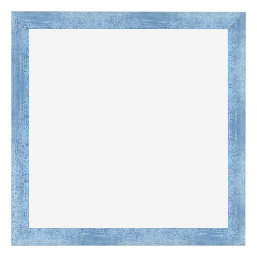 Bilderrahmen 55x55cm Hellblau Gewischt MDF Pisa Vorne | Yourdecoration.at
