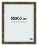 Bilderrahmen 55x65cm Blau Gold Meliert MDF Pisa Vorne Messe | Yourdecoration.at