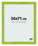 Bilderrahmen 56x71cm Grün MDF Pisa Vorne Messe | Yourdecoration.at