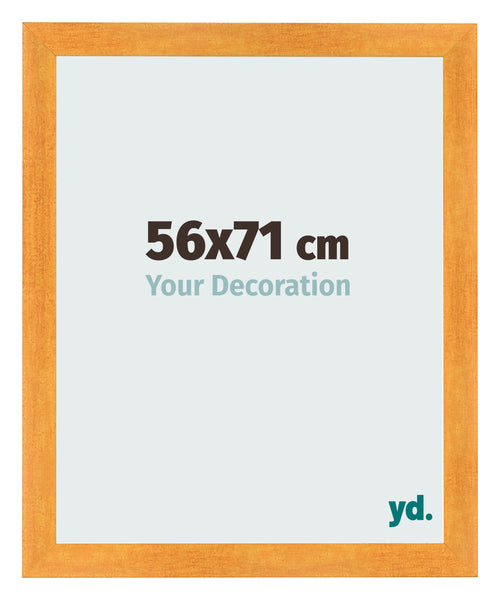 Bilderrahmen 56x71cm Orange MDF Pisa Vorne Messe | Yourdecoration.at