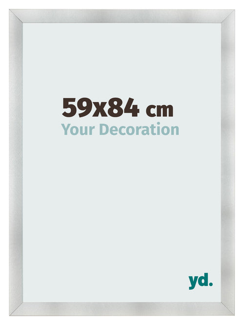 Bilderrahmen 59x84cm Aluminium Gebürstet MDF Pisa Vorne Messe | Yourdecoration.at