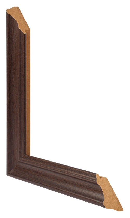 Bilderrahmen 60x60cm Eiche Dunkel MDF Lazio Detail Querschnitte | Yourdecoration.at
