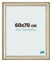 Bilderrahmen 60x70cm Metallglanz MDF Lazio Vorne Messe | Yourdecoration.at