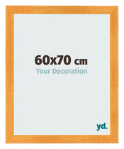 Bilderrahmen 60x70cm Orange MDF Pisa Vorne Messe | Yourdecoration.at