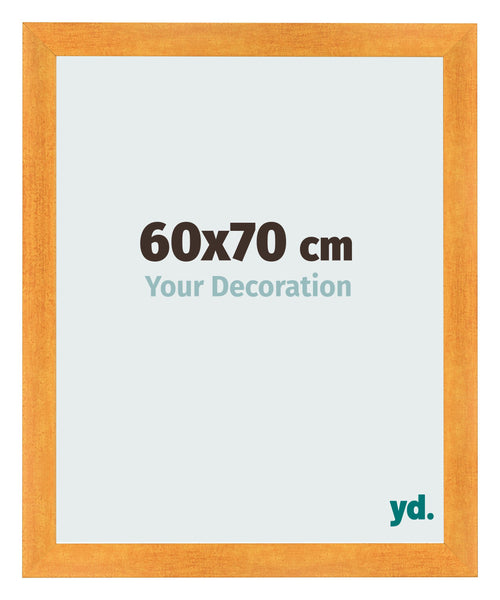 Bilderrahmen 60x70cm Orange MDF Pisa Vorne Messe | Yourdecoration.at