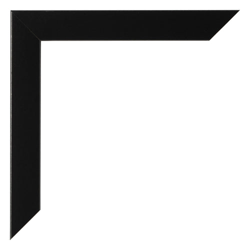 Bilderrahmen 60x70cm Schwarz Silber Poliert MDF Pisa Detail Ecke | Yourdecoration.at