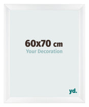 Bilderrahmen 60x70cm Weiß Vintage MDF Pisa Vorne Messe | Yourdecoration.at