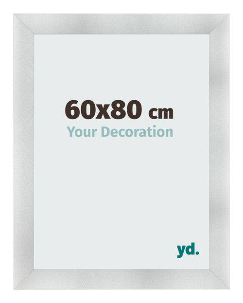 Bilderrahmen 60x80cm Aluminium Gebürstet MDF Pisa Vorne Messe | Yourdecoration.at