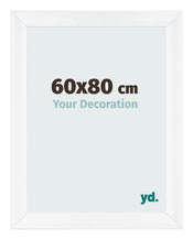 Bilderrahmen 60x80cm Weiß Vintage MDF Pisa Vorne Messe | Yourdecoration.at
