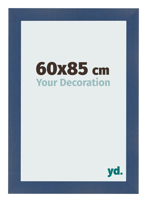 Bilderrahmen 60x85cm Dunkelblau Gewischt MDF Pisa Vorne Messe | Yourdecoration.at