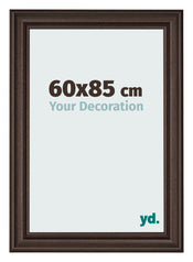 Bilderrahmen 60x85cm Eiche Dunkel MDF Lazio Vorne Messe | Yourdecoration.at