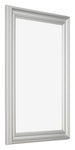 Bilderrahmen 60x85cm Silber Matt MDF Lazio Vorne Schrag | Yourdecoration.at