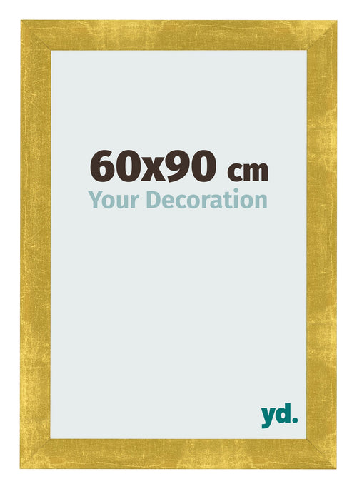 Bilderrahmen 60x90cm Gold Vintage MDF Pisa Vorne Messe | Yourdecoration.at
